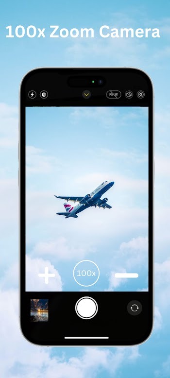 100x zoom camera apk