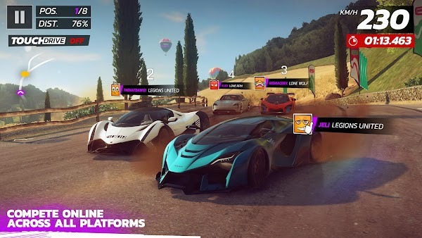 asphalt legends unite for android