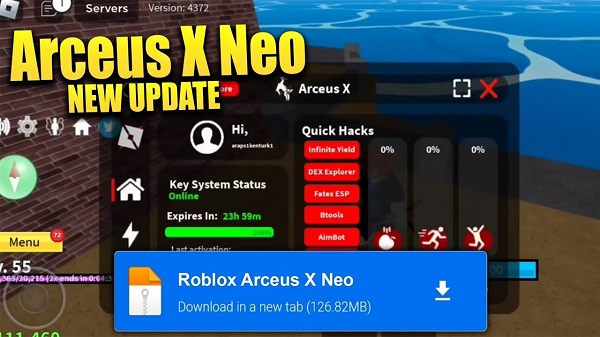 arceus x neo apk