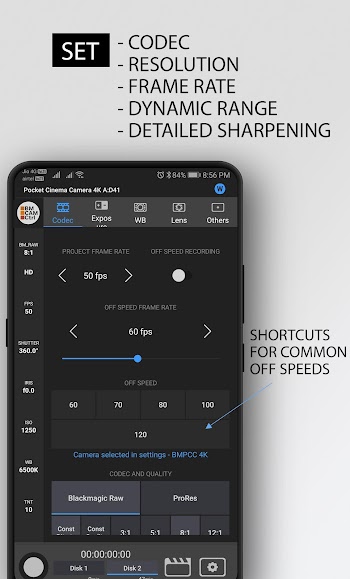 blackmagic camera apps