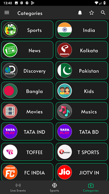 cricfy tv android