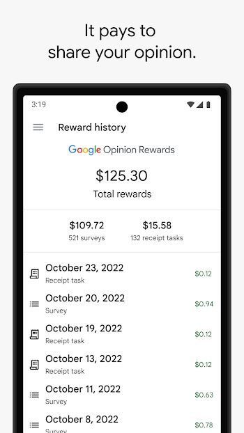 google opinion rewards apk