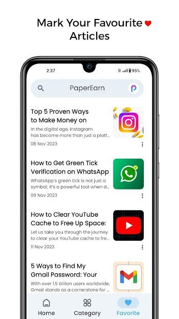 paperearn for android