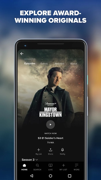 paramount apk