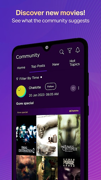 streaming community for android