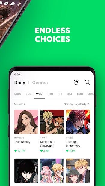 webtoon for android