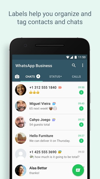 whatsapp business android