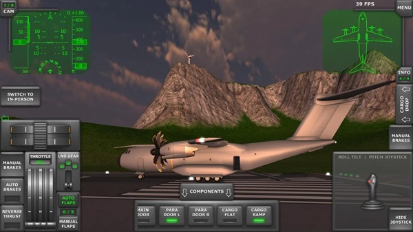 turboprop flight simulator mobile