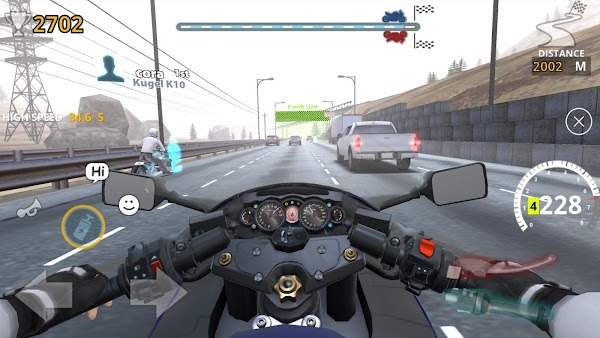 racing motorist bike game for android