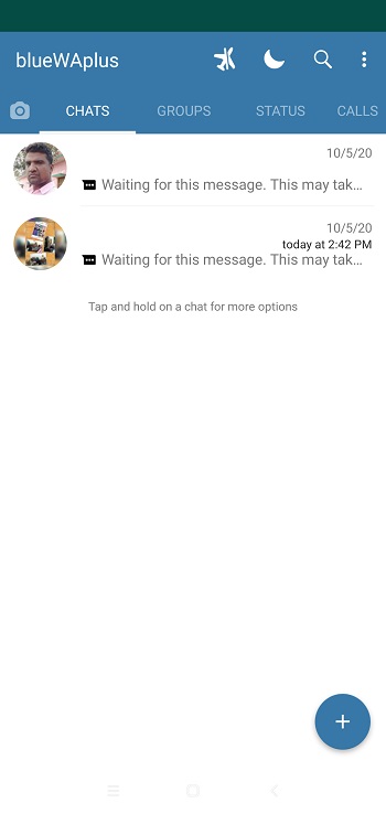 blue whatsapp plus apk latest version