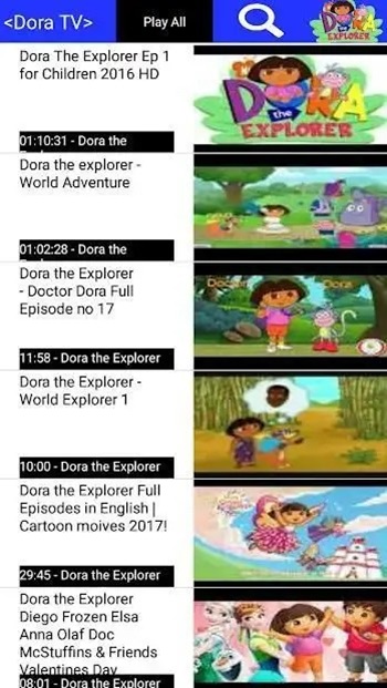 dora tv free