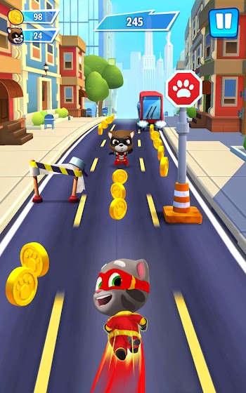 talking tom hero dash mod apk