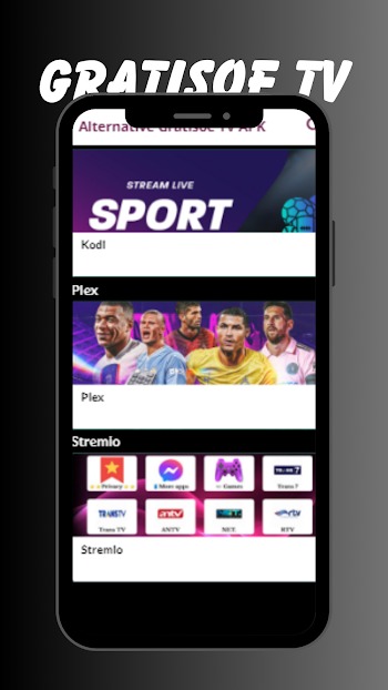 gratisoe tv for android