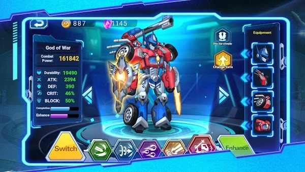 mecha storm robot battle game for android