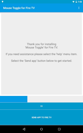 mouse toggle for fire tv for android