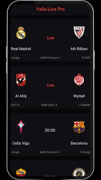 yalla live pro for android